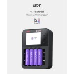 Nouveau chargeur de batterie intelligent ISDT type-c QC3.0 sortie pour écran d'affichage de batterie Li-ion AA AAA et prévention des incendies